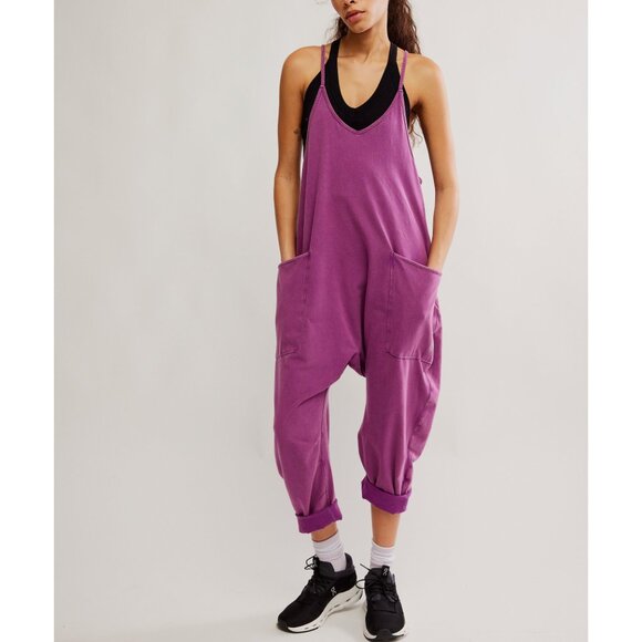 NWT FP MOVEMENT Hot Shot Onesie / Deep Mulberry - Picture 6 of 11